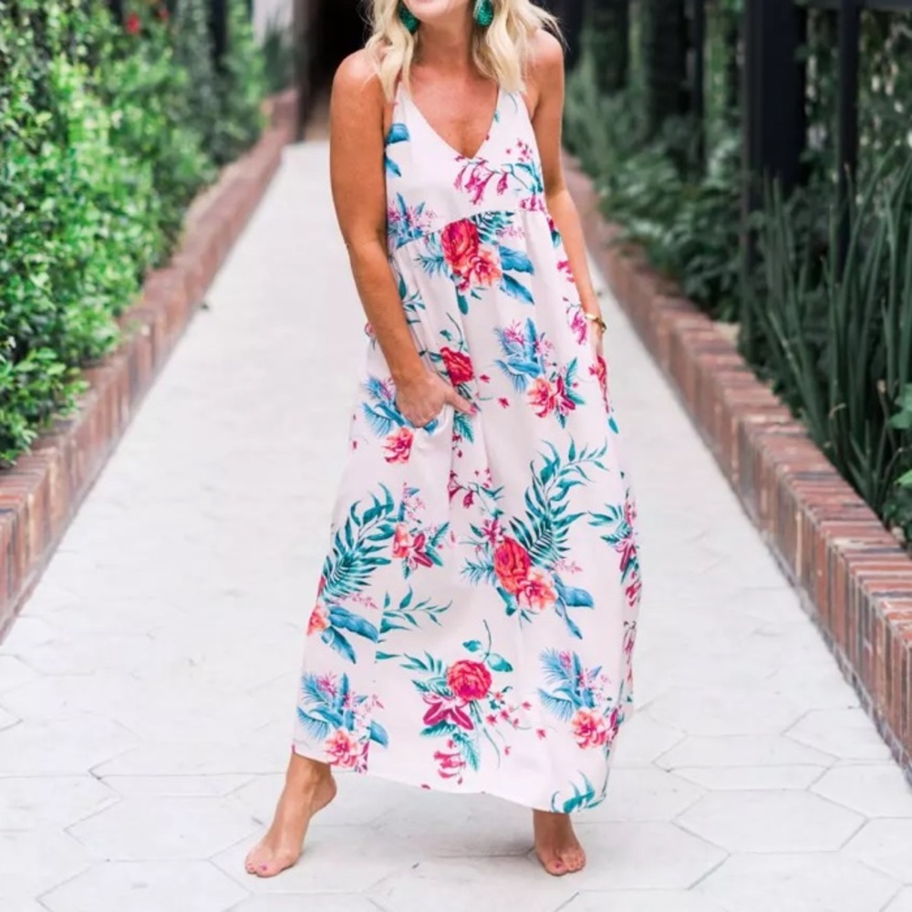 Gibson x Hi Sugarplum Resort Maxi Dress